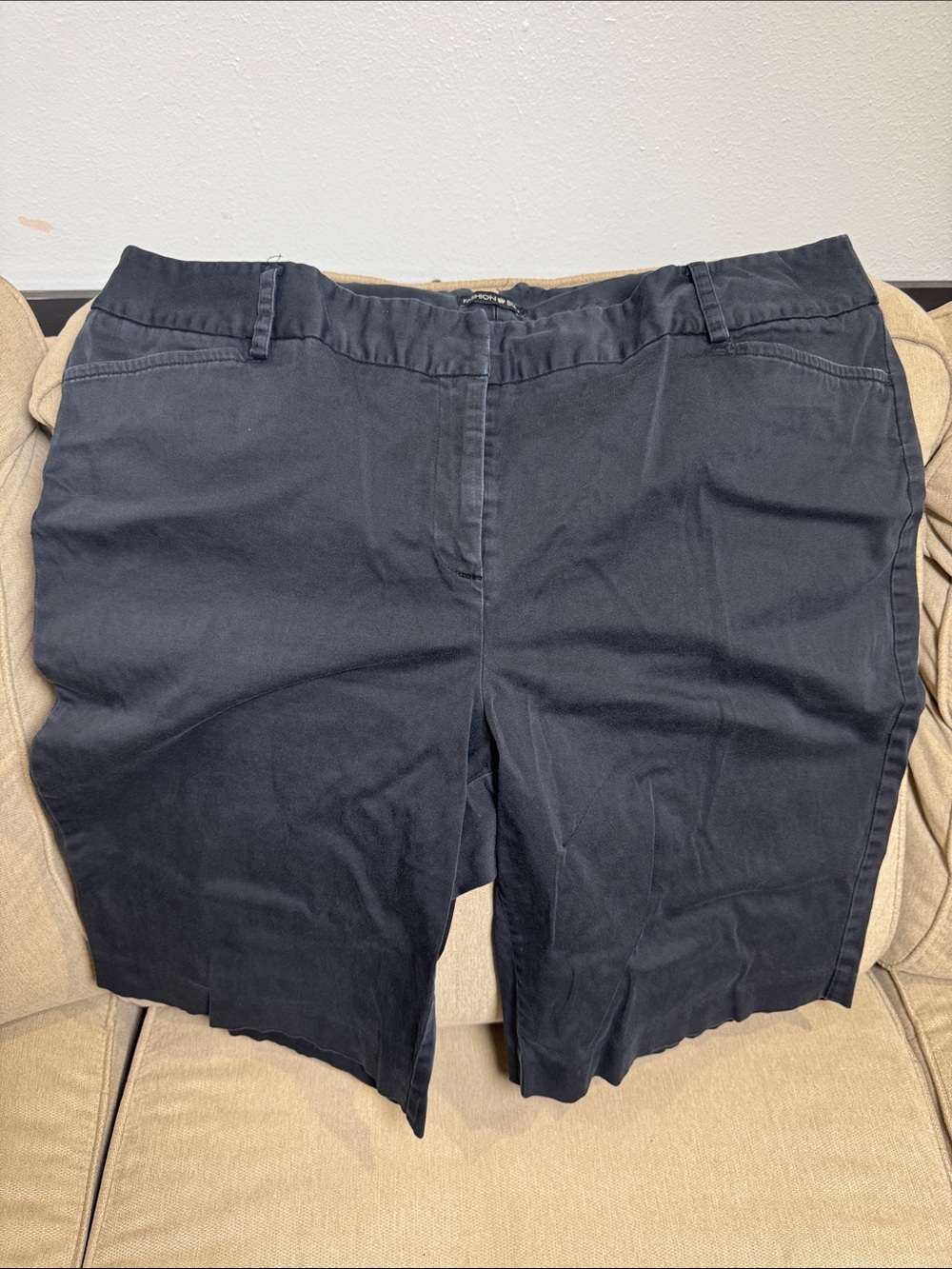 Fashion Bug Dark Navy Bermuda Shorts